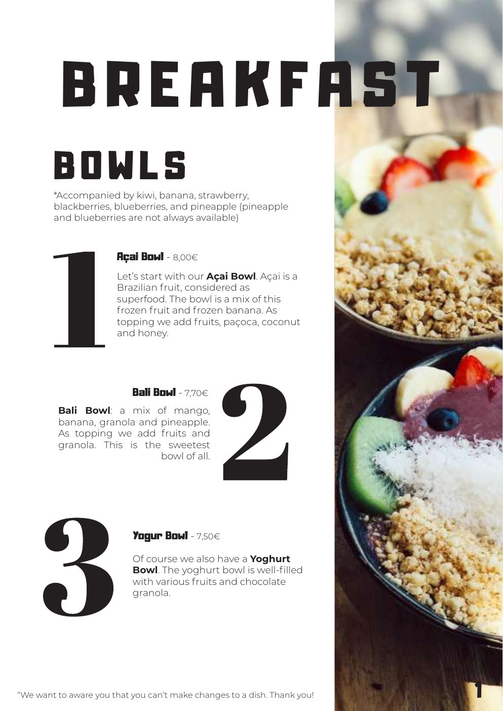 Boa Beach menu - página 2