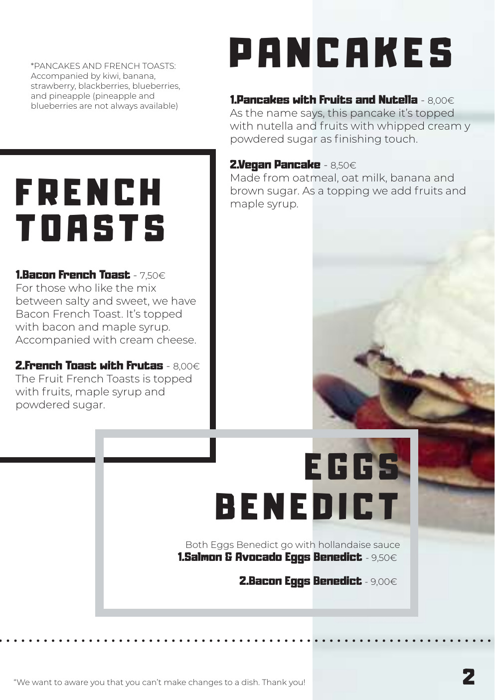 Boa Beach menu - página 3