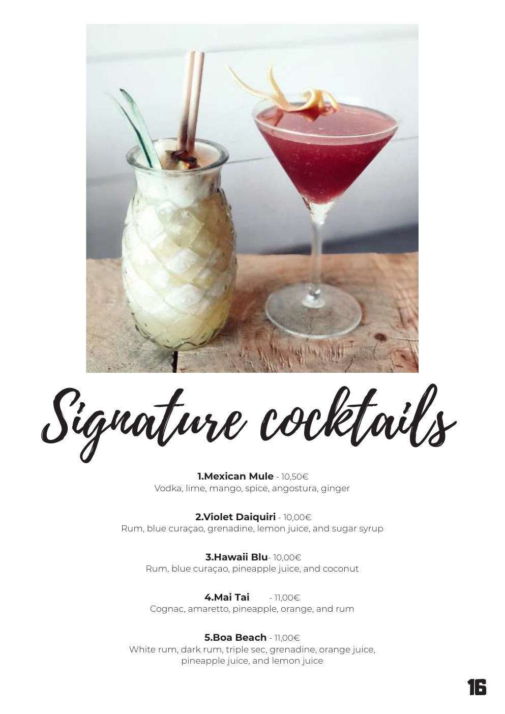 Boa Beach menu - página 17
